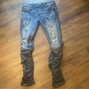 Another Hype Piece AHP Men’s destructed Jean Size 38/34 distressed Streetwear